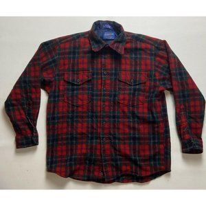 VINTAGE 90s PENDLETON WOOL BUTTON UP SHIRT LARGE L
